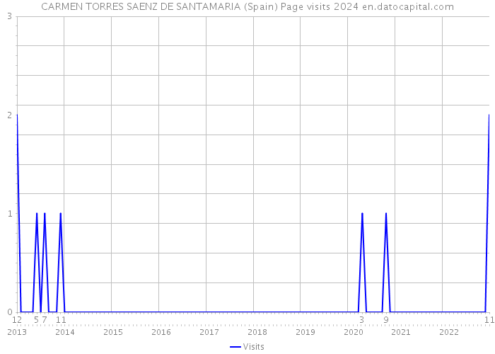 CARMEN TORRES SAENZ DE SANTAMARIA (Spain) Page visits 2024 