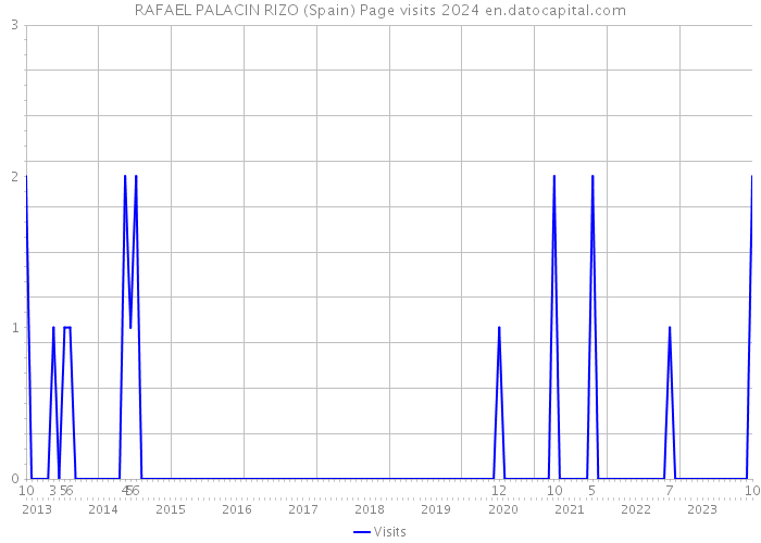 RAFAEL PALACIN RIZO (Spain) Page visits 2024 