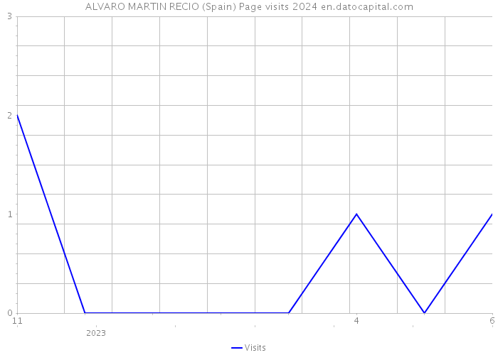 ALVARO MARTIN RECIO (Spain) Page visits 2024 
