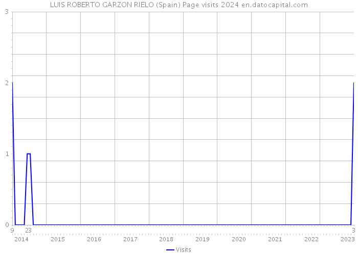 LUIS ROBERTO GARZON RIELO (Spain) Page visits 2024 