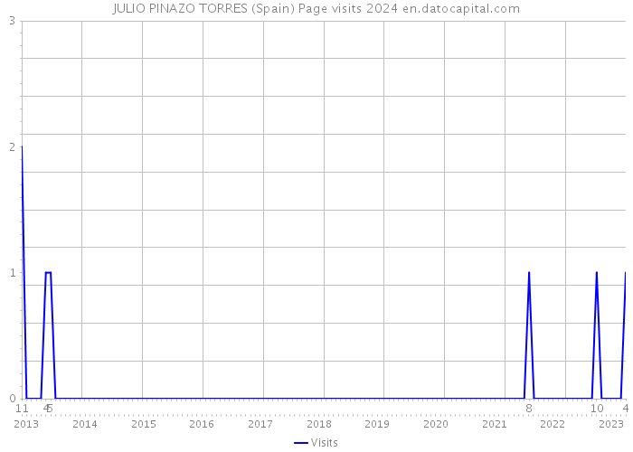 JULIO PINAZO TORRES (Spain) Page visits 2024 