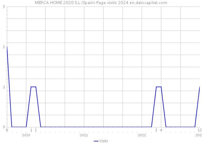 MERCA HOME 2020 S.L (Spain) Page visits 2024 