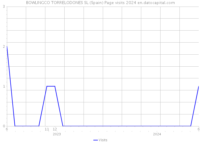 BOWLINGCO TORRELODONES SL (Spain) Page visits 2024 