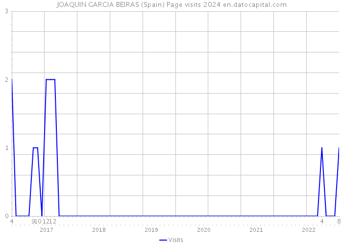 JOAQUIN GARCIA BEIRAS (Spain) Page visits 2024 