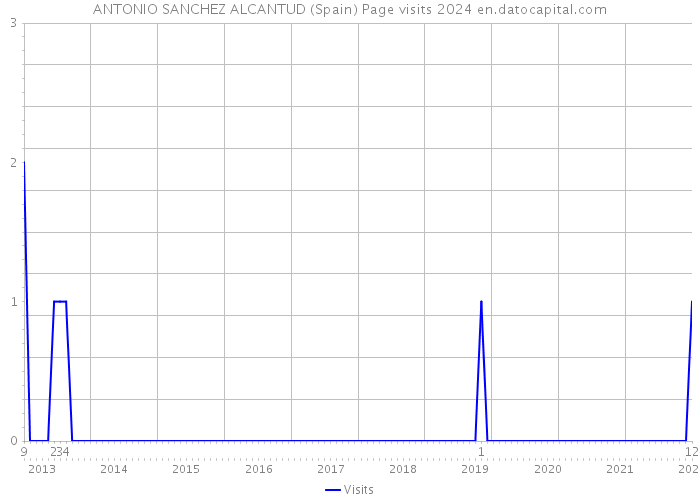 ANTONIO SANCHEZ ALCANTUD (Spain) Page visits 2024 