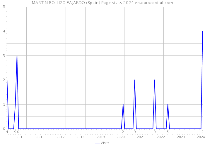 MARTIN ROLLIZO FAJARDO (Spain) Page visits 2024 