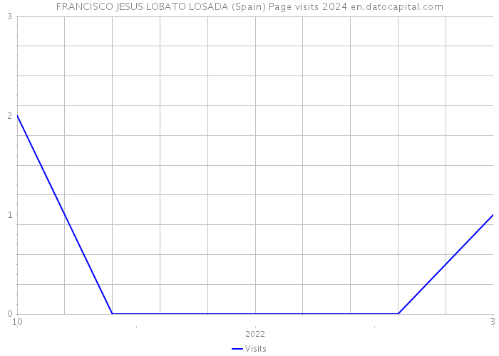 FRANCISCO JESUS LOBATO LOSADA (Spain) Page visits 2024 