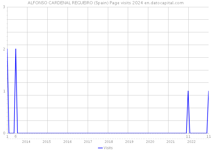 ALFONSO CARDENAL REGUEIRO (Spain) Page visits 2024 