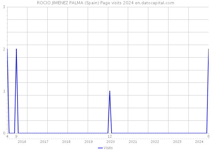 ROCIO JIMENEZ PALMA (Spain) Page visits 2024 