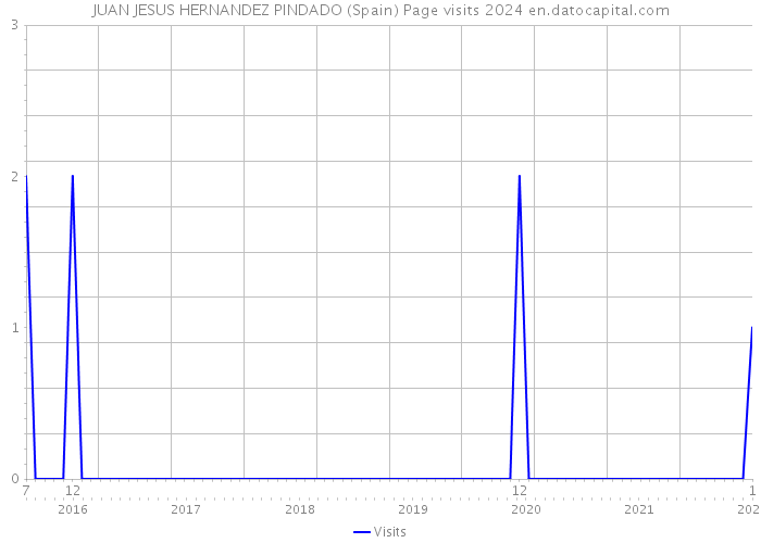 JUAN JESUS HERNANDEZ PINDADO (Spain) Page visits 2024 