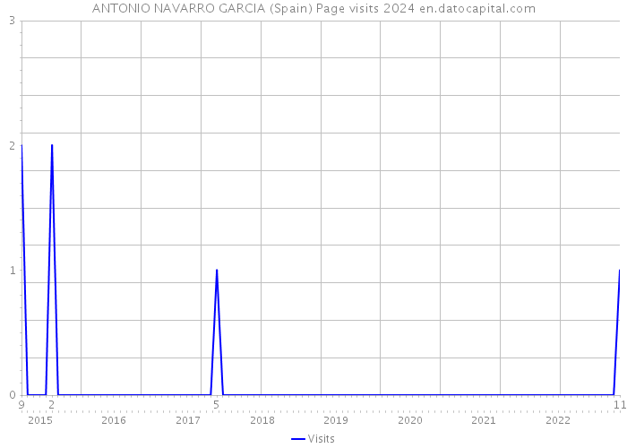 ANTONIO NAVARRO GARCIA (Spain) Page visits 2024 