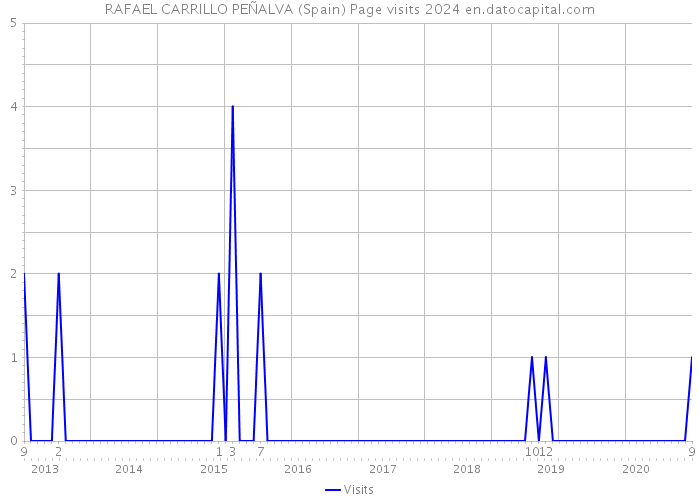 RAFAEL CARRILLO PEÑALVA (Spain) Page visits 2024 