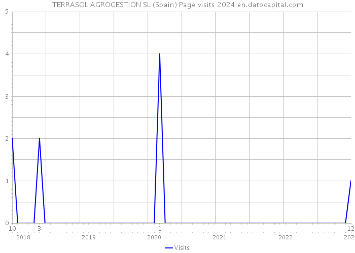TERRASOL AGROGESTION SL (Spain) Page visits 2024 