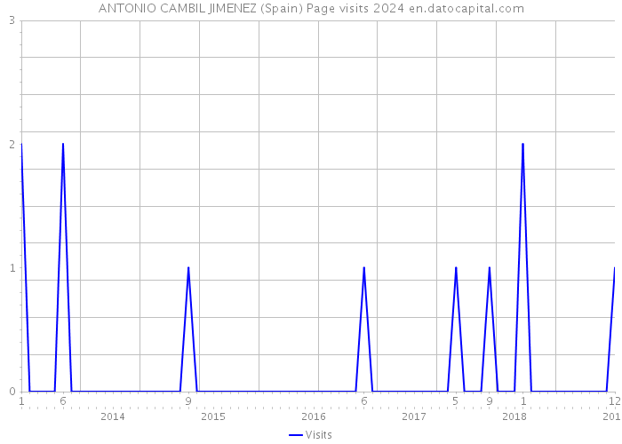 ANTONIO CAMBIL JIMENEZ (Spain) Page visits 2024 