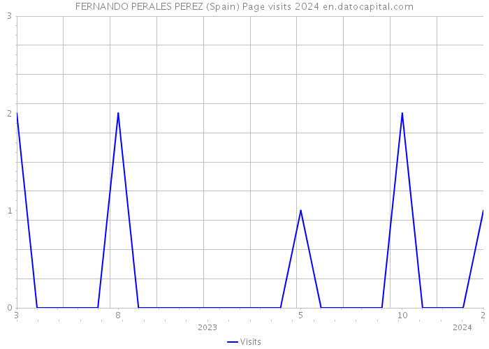 FERNANDO PERALES PEREZ (Spain) Page visits 2024 
