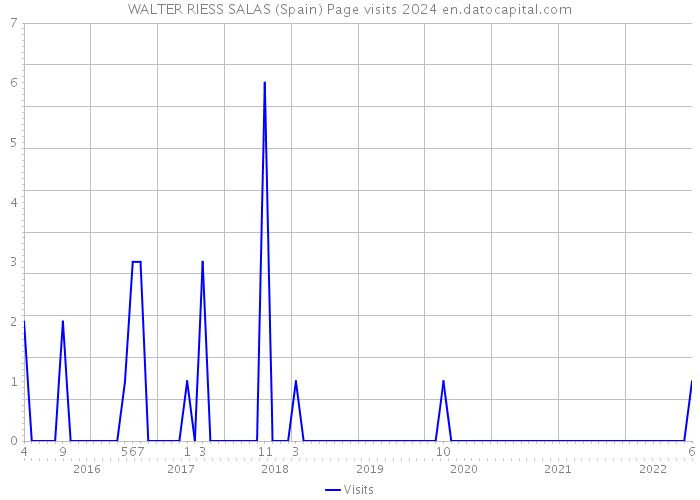WALTER RIESS SALAS (Spain) Page visits 2024 