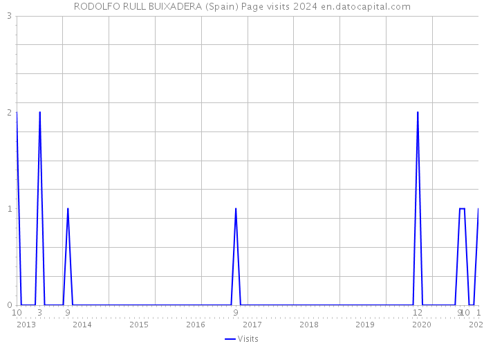 RODOLFO RULL BUIXADERA (Spain) Page visits 2024 