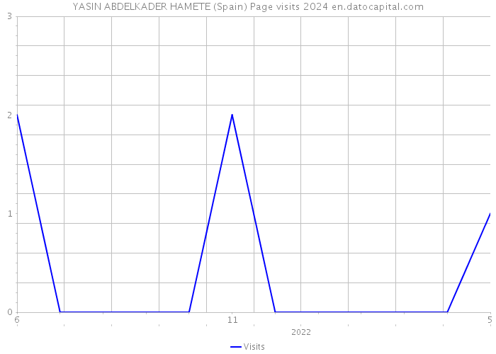 YASIN ABDELKADER HAMETE (Spain) Page visits 2024 