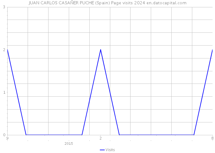 JUAN CARLOS CASAÑER PUCHE (Spain) Page visits 2024 