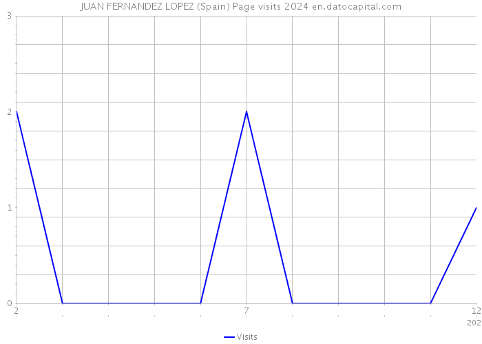 JUAN FERNANDEZ LOPEZ (Spain) Page visits 2024 