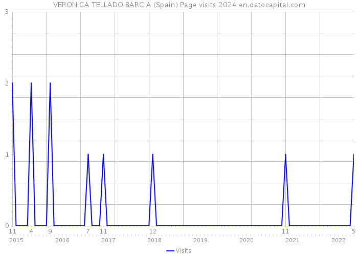 VERONICA TELLADO BARCIA (Spain) Page visits 2024 