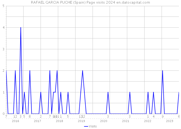 RAFAEL GARCIA PUCHE (Spain) Page visits 2024 