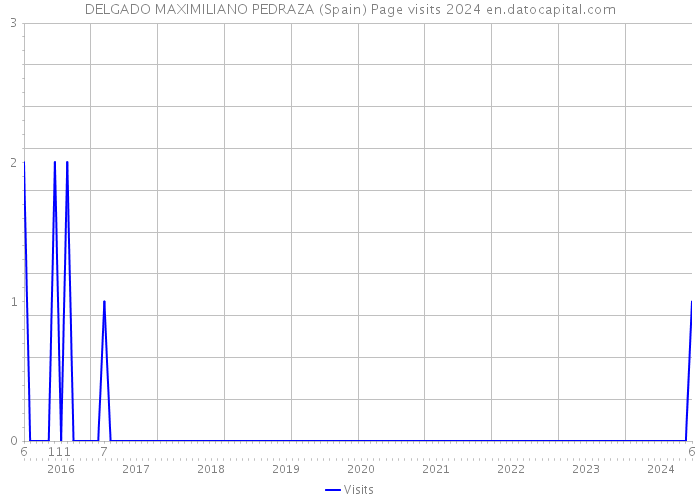 DELGADO MAXIMILIANO PEDRAZA (Spain) Page visits 2024 