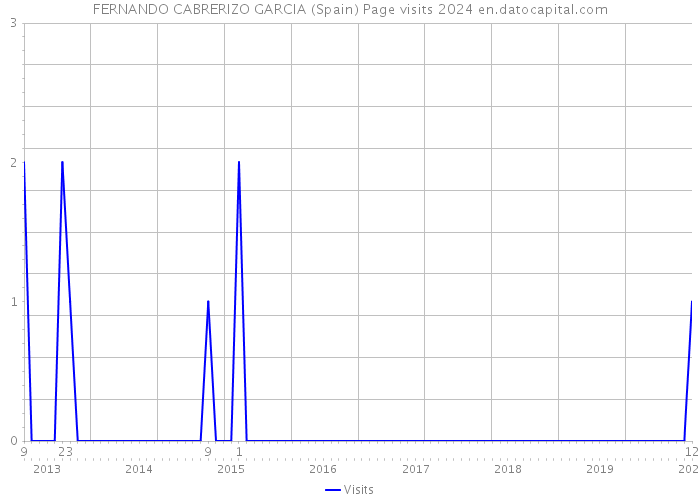 FERNANDO CABRERIZO GARCIA (Spain) Page visits 2024 