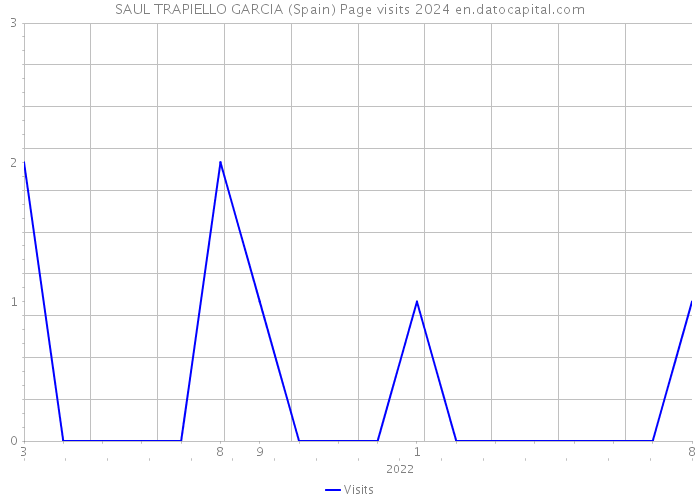 SAUL TRAPIELLO GARCIA (Spain) Page visits 2024 