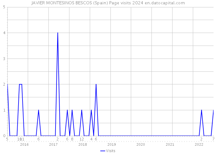 JAVIER MONTESINOS BESCOS (Spain) Page visits 2024 
