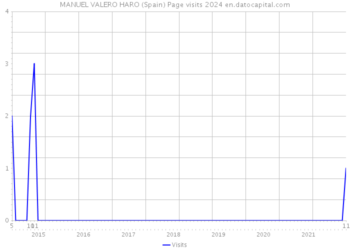 MANUEL VALERO HARO (Spain) Page visits 2024 