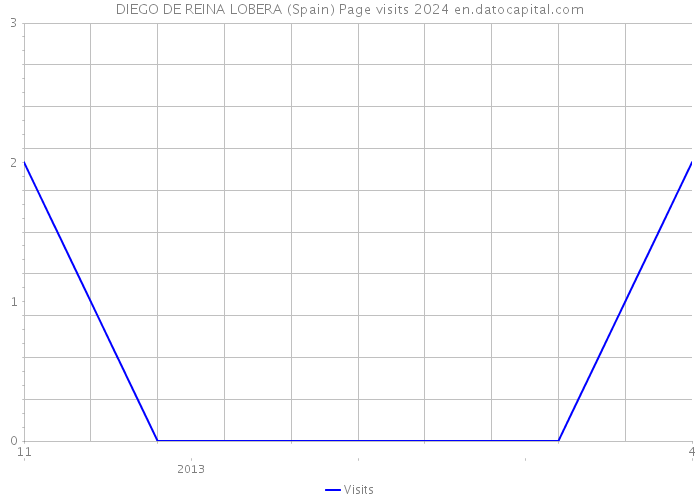 DIEGO DE REINA LOBERA (Spain) Page visits 2024 