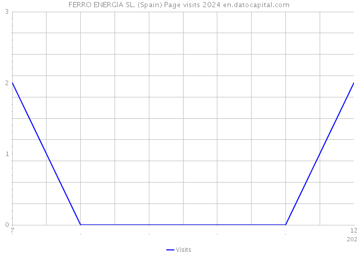 FERRO ENERGIA SL. (Spain) Page visits 2024 