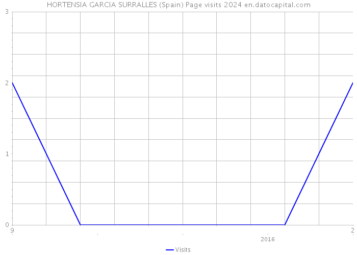 HORTENSIA GARCIA SURRALLES (Spain) Page visits 2024 