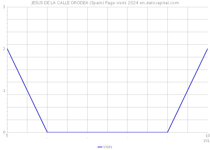 JESUS DE LA CALLE ORODEA (Spain) Page visits 2024 