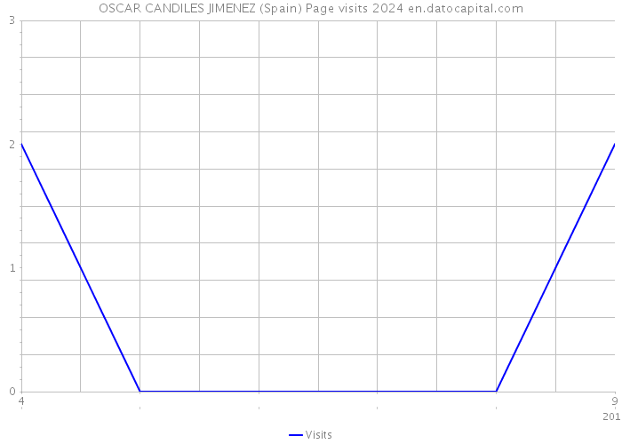 OSCAR CANDILES JIMENEZ (Spain) Page visits 2024 