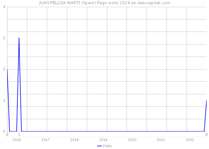 JUAN PELLISA MARTI (Spain) Page visits 2024 