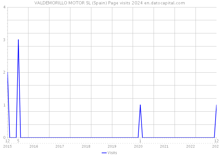 VALDEMORILLO MOTOR SL (Spain) Page visits 2024 