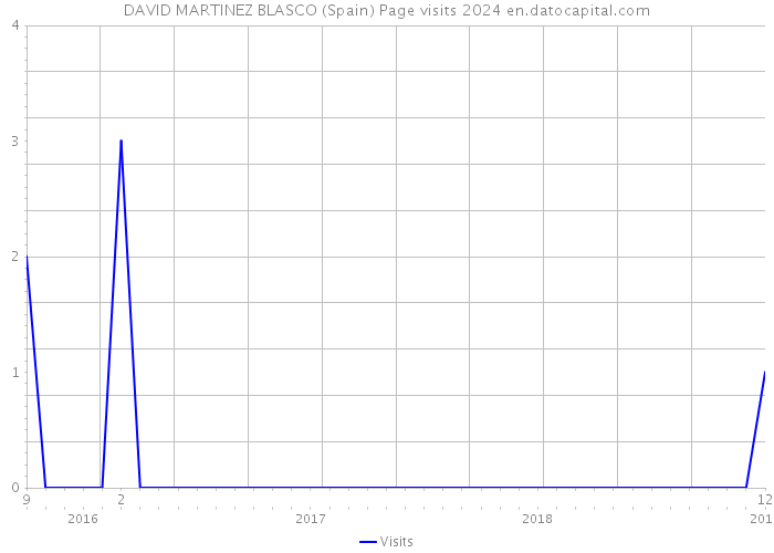 DAVID MARTINEZ BLASCO (Spain) Page visits 2024 