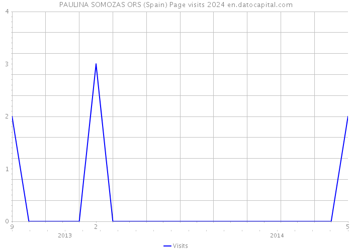 PAULINA SOMOZAS ORS (Spain) Page visits 2024 