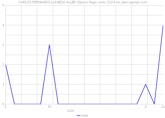 CARLOS FERNANDO LLANEZA ALLER (Spain) Page visits 2024 