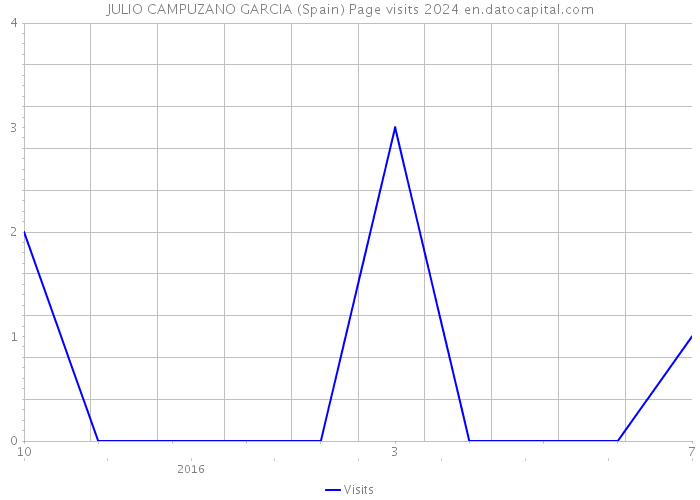 JULIO CAMPUZANO GARCIA (Spain) Page visits 2024 