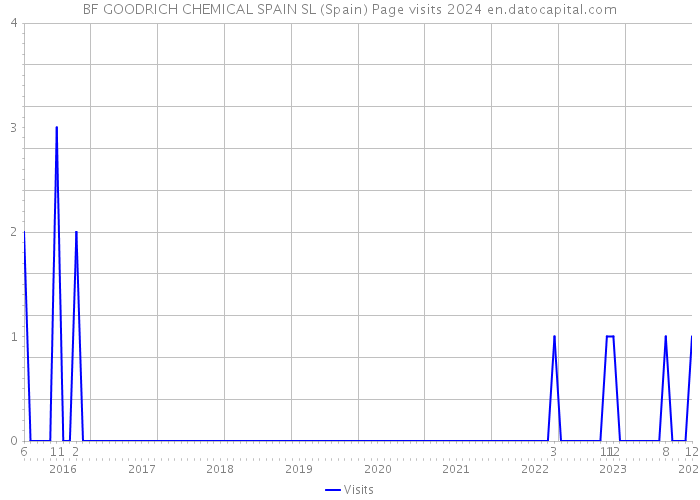 BF GOODRICH CHEMICAL SPAIN SL (Spain) Page visits 2024 