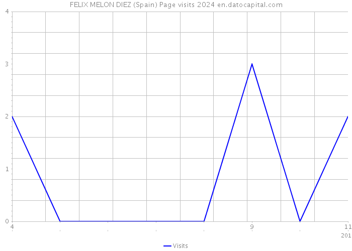 FELIX MELON DIEZ (Spain) Page visits 2024 