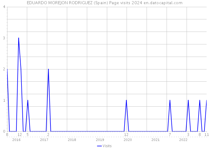 EDUARDO MOREJON RODRIGUEZ (Spain) Page visits 2024 