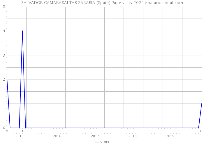 SALVADOR CAMARASALTAS SARABIA (Spain) Page visits 2024 
