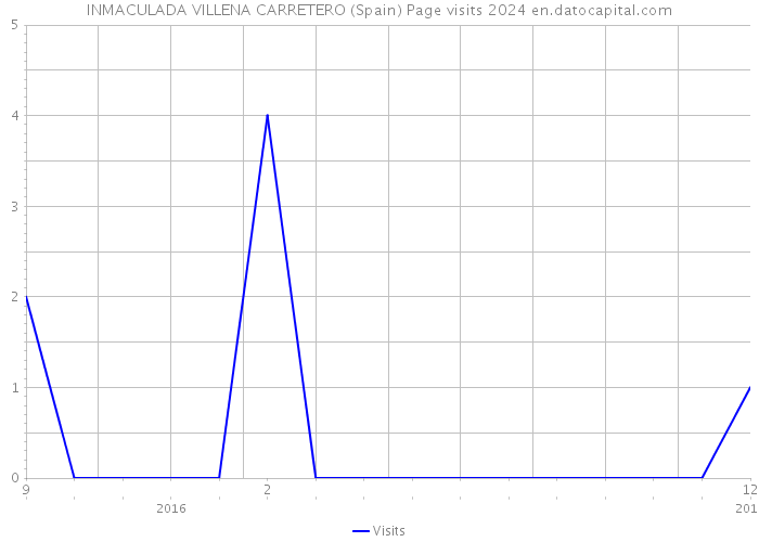 INMACULADA VILLENA CARRETERO (Spain) Page visits 2024 