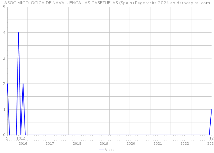 ASOC MICOLOGICA DE NAVALUENGA LAS CABEZUELAS (Spain) Page visits 2024 