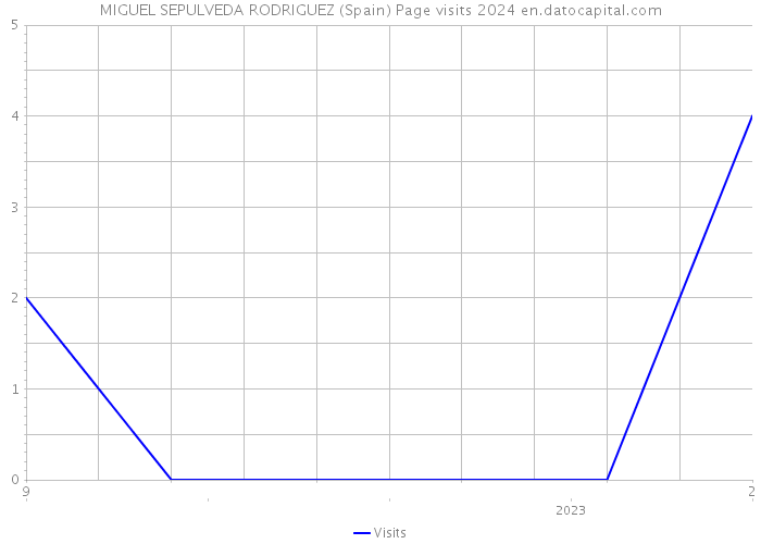 MIGUEL SEPULVEDA RODRIGUEZ (Spain) Page visits 2024 