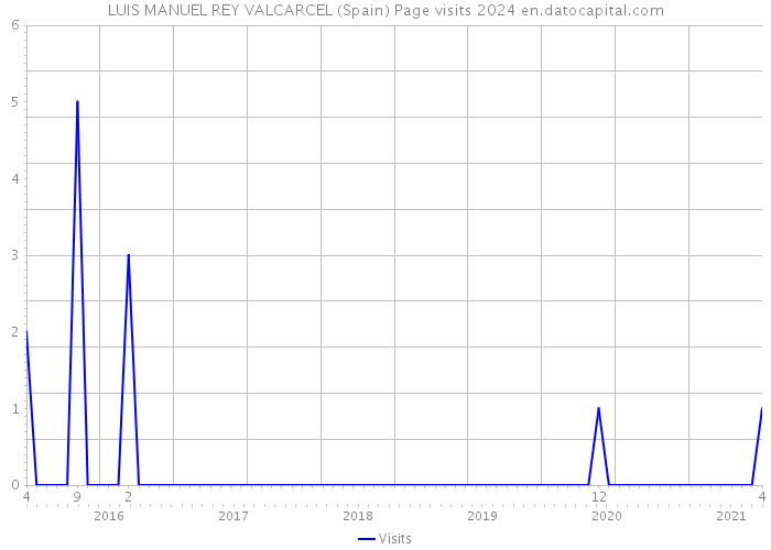 LUIS MANUEL REY VALCARCEL (Spain) Page visits 2024 